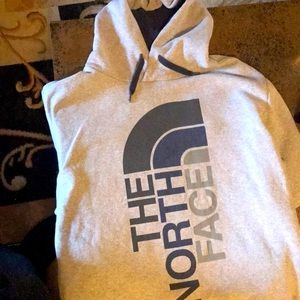 The Northface sweater gray hoodie